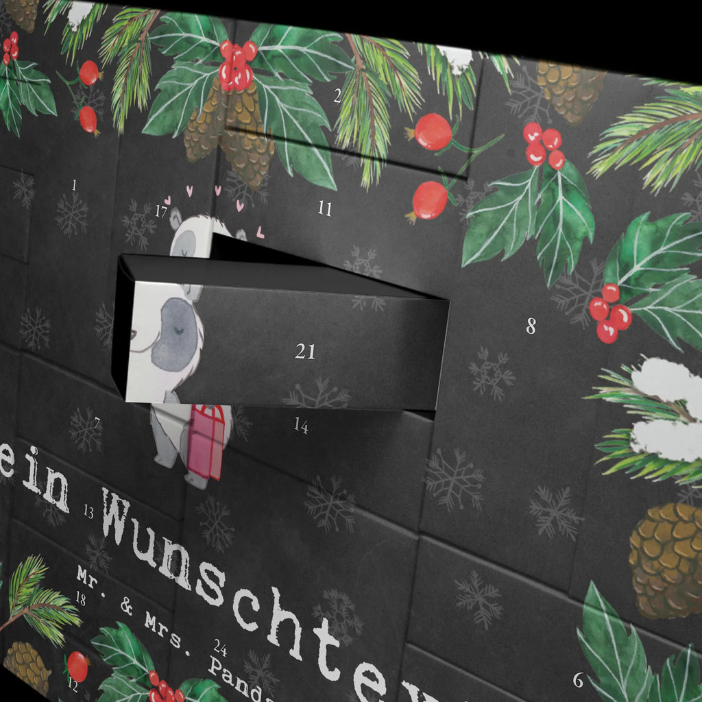 Personalisierter Befüllbarer Adventskalender Panda Bester Shoppingpartner der Welt Befüllbarer Adventskalender, Adventskalender zum selbst befüllen, für, Dankeschön, Geschenk, Schenken, Geburtstag, Geburtstagsgeschenk, Geschenkidee, Danke, Bedanken, Mitbringsel, Freude machen, Geschenktipp, Shoppingpartner, Shoppen, Begleitung, Partner, Freundin, Freund, bff, Shopping, Einkaufen, Shopping-Queen, Queen, Bester