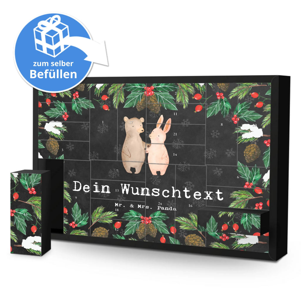 Personalisierter Befüllbarer Adventskalender Hase Bester Freund der Welt Befüllbarer Adventskalender, Adventskalender zum selbst befüllen, für, Dankeschön, Geschenk, Schenken, Geburtstag, Geburtstagsgeschenk, Geschenkidee, Danke, Bedanken, Mitbringsel, Freude machen, Geschenktipp, Freund, Mann, Ehemann, Kumpel, Bro, Lebensgefährte, Partner, Lieblingsmensch, Liebe, Herz, Love