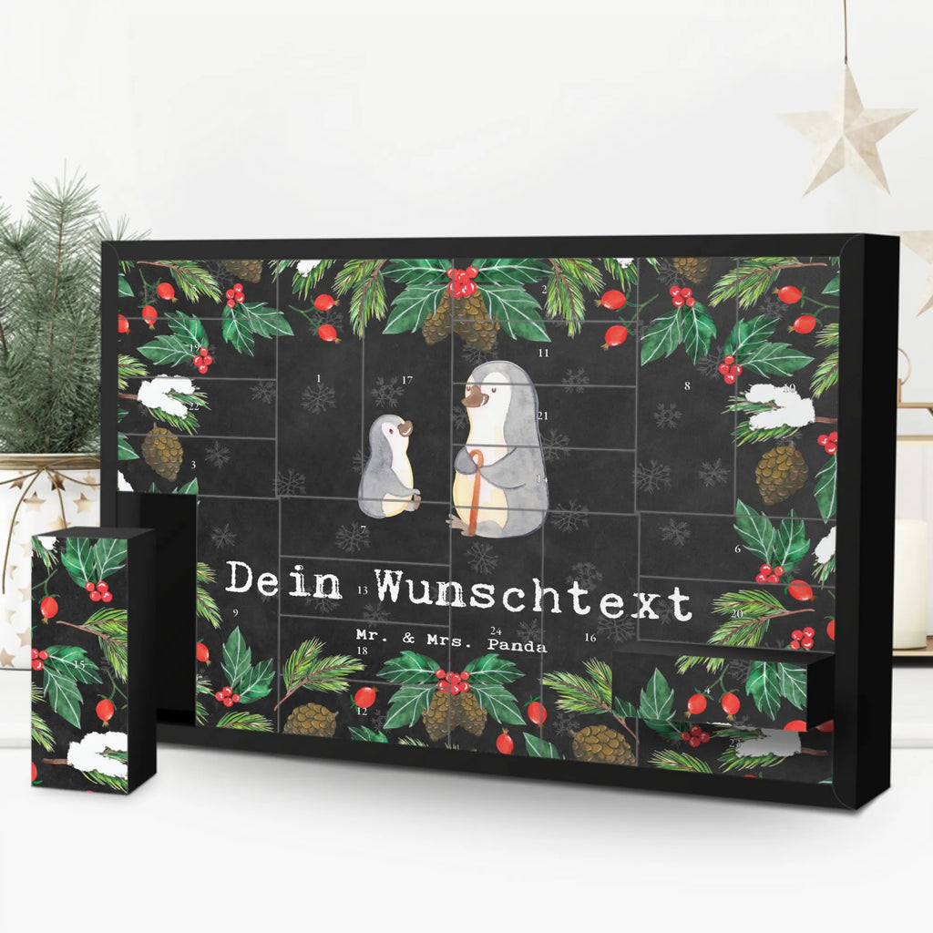 Personalisierter Befüllbarer Adventskalender Pinguin Bester Großvater der Welt Befüllbarer Adventskalender, Adventskalender zum selbst befüllen, für, Dankeschön, Geschenk, Schenken, Geburtstag, Geburtstagsgeschenk, Geschenkidee, Danke, Bedanken, Mitbringsel, Freude machen, Geschenktipp, Großvater, Grossvater, Opa, Opi. Großpapa, Großeltern, Enkel, Enkelin, Enkelkind, Kleinigkeit, Oppa, Oppi, Bester