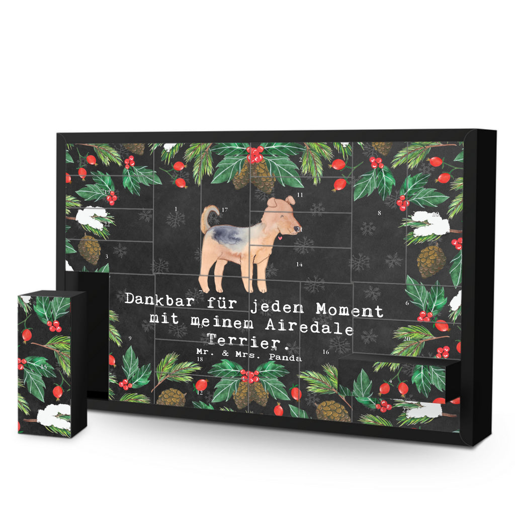 Befüllbarer Adventskalender Airedale Terrier Moment Befüllbarer Adventskalender, Adventskalender zum selbst befüllen, Hund, Hunderasse, Rassehund, Hundebesitzer, Geschenk, Tierfreund, Schenken, Welpe, Airedale Terrier