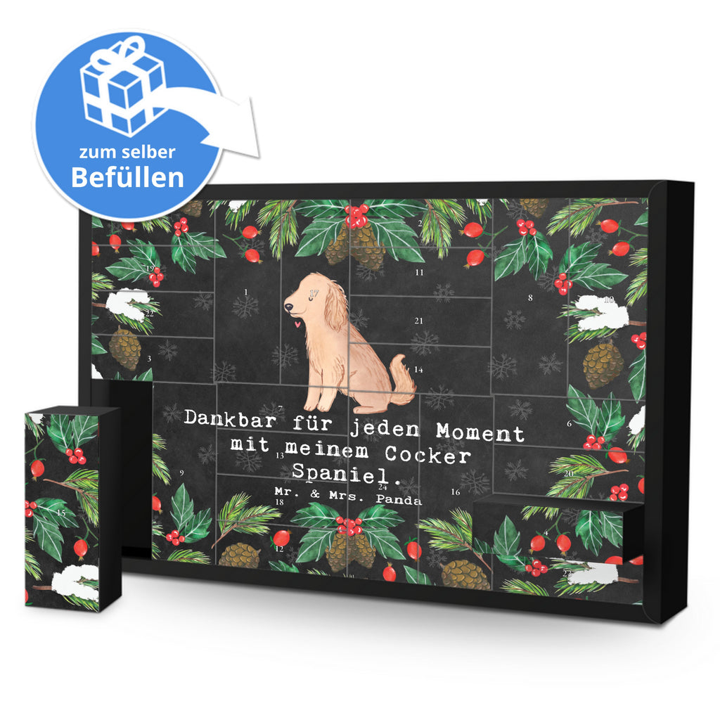 Befüllbarer Adventskalender Cocker Spaniel Moment Befüllbarer Adventskalender, Adventskalender zum selbst befüllen, Hund, Hunderasse, Rassehund, Hundebesitzer, Geschenk, Tierfreund, Schenken, Welpe, Englische Cockerspaniel, Cocker Spaniel