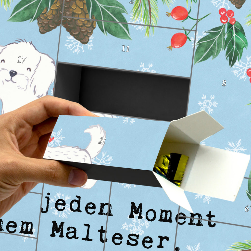 Befüllbarer Adventskalender Malteser Moment Befüllbarer Adventskalender, Adventskalender zum selbst befüllen, Hund, Hunderasse, Rassehund, Hundebesitzer, Geschenk, Tierfreund, Schenken, Welpe, Malteser