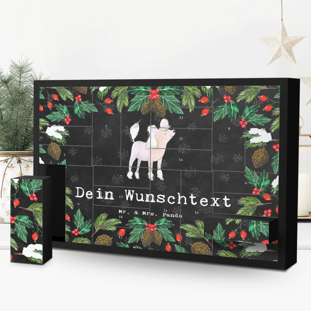 Personalisierter Befüllbarer Adventskalender Chinesischer Schopfhund Moment Befüllbarer Adventskalender, Adventskalender zum selbst befüllen, Hund, Hunderasse, Rassehund, Hundebesitzer, Geschenk, Tierfreund, Schenken, Welpe, Chinesischer Schopfhund, Chinese Crested Dog