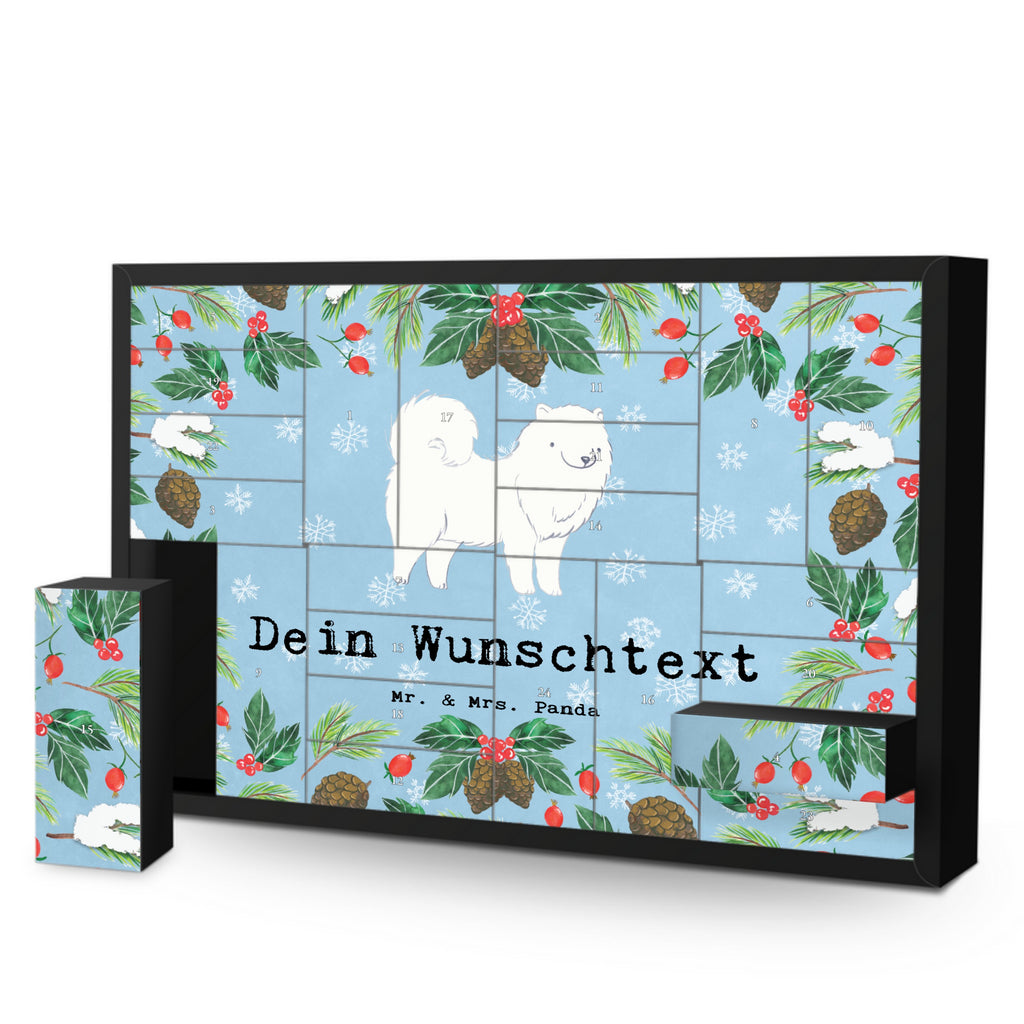 Personalisierter Befüllbarer Adventskalender Samojede Moment Befüllbarer Adventskalender, Adventskalender zum selbst befüllen, Hund, Hunderasse, Rassehund, Hundebesitzer, Geschenk, Tierfreund, Schenken, Welpe, Samojede, Samojedenhund, Samojedenspitz