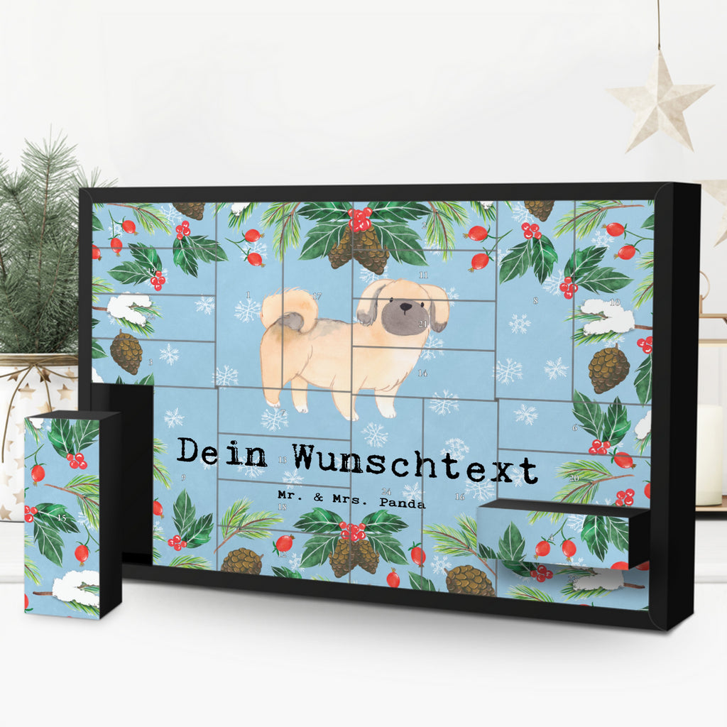 Personalisierter Befüllbarer Adventskalender Pekingese Moment Befüllbarer Adventskalender, Adventskalender zum selbst befüllen, Hund, Hunderasse, Rassehund, Hundebesitzer, Geschenk, Tierfreund, Schenken, Welpe, Pekingese, Pekinese, Peking-Palasthund