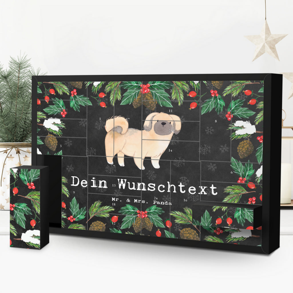 Personalisierter Befüllbarer Adventskalender Pekingese Moment Befüllbarer Adventskalender, Adventskalender zum selbst befüllen, Hund, Hunderasse, Rassehund, Hundebesitzer, Geschenk, Tierfreund, Schenken, Welpe, Pekingese, Pekinese, Peking-Palasthund