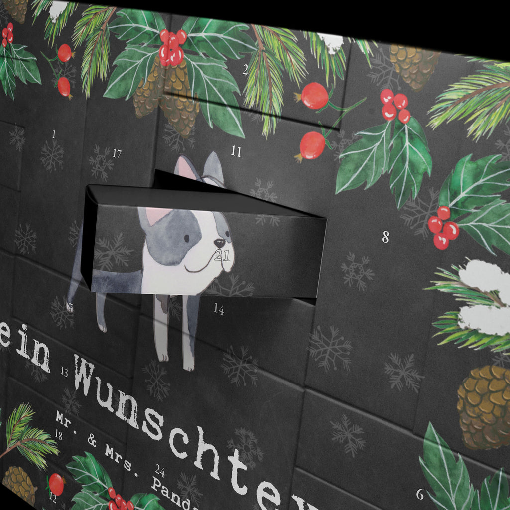 Personalisierter Befüllbarer Adventskalender Boston Terrier Moment Befüllbarer Adventskalender, Adventskalender zum selbst befüllen, Hund, Hunderasse, Rassehund, Hundebesitzer, Geschenk, Tierfreund, Schenken, Welpe, Boston Terrier