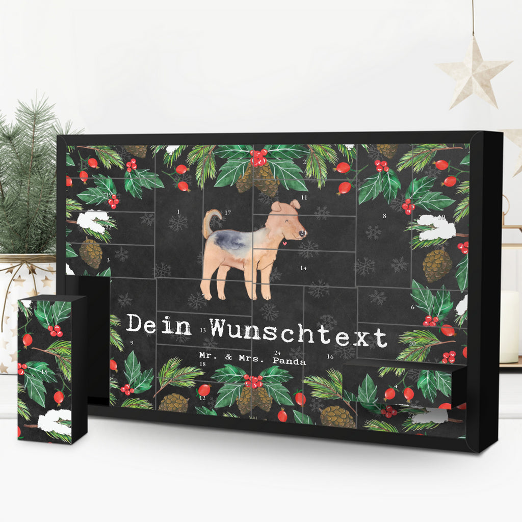 Personalisierter Befüllbarer Adventskalender Airedale Terrier Moment Befüllbarer Adventskalender, Adventskalender zum selbst befüllen, Hund, Hunderasse, Rassehund, Hundebesitzer, Geschenk, Tierfreund, Schenken, Welpe, Airedale Terrier