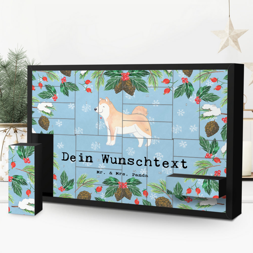 Personalisierter Befüllbarer Adventskalender Akita Inu Moment Befüllbarer Adventskalender, Adventskalender zum selbst befüllen, Hund, Hunderasse, Rassehund, Hundebesitzer, Geschenk, Tierfreund, Schenken, Welpe, Akita Ken, Japanischer Akita, Akita-Inu, Akita Inu