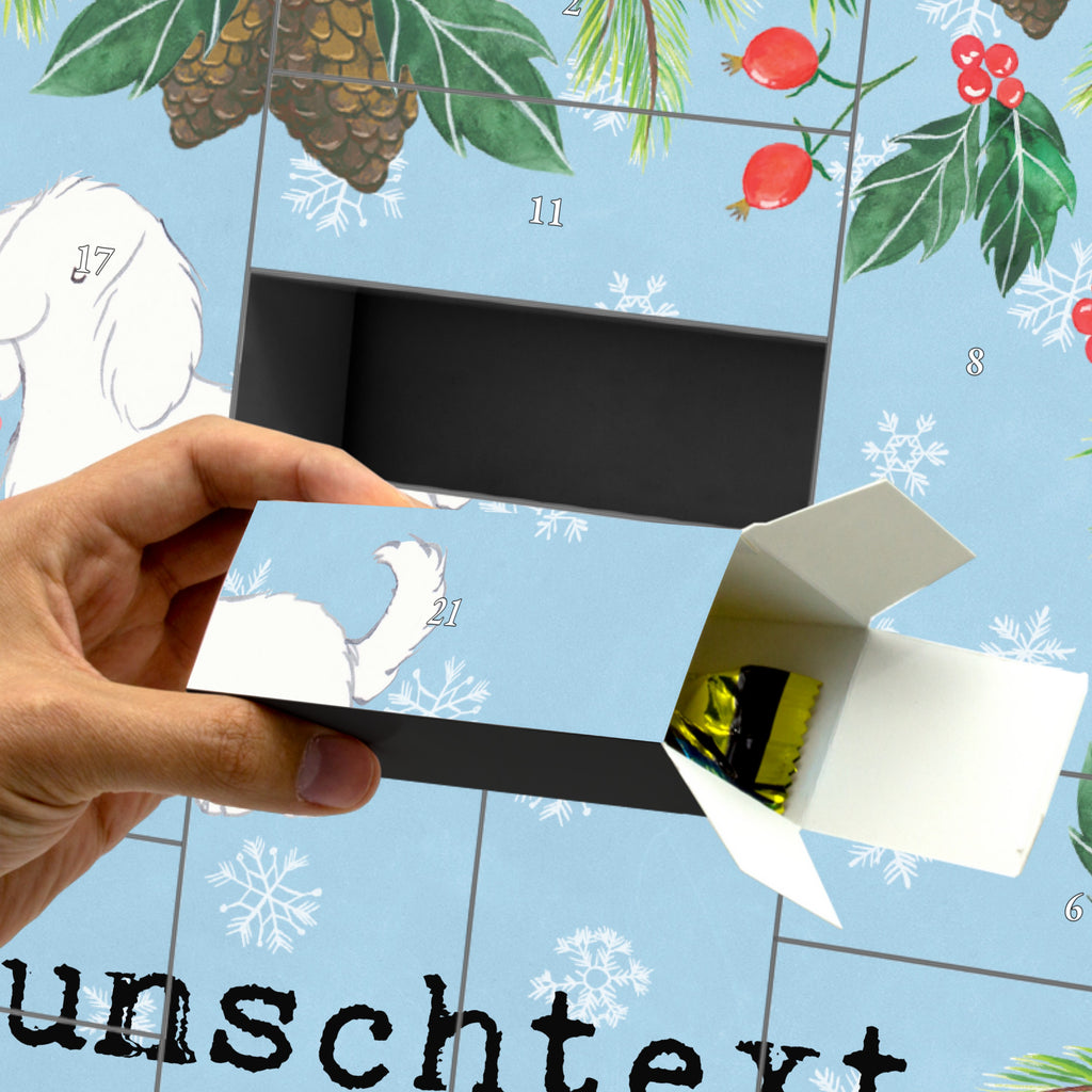 Personalisierter Befüllbarer Adventskalender Bologneser Moment Befüllbarer Adventskalender, Adventskalender zum selbst befüllen, Hund, Hunderasse, Rassehund, Hundebesitzer, Geschenk, Tierfreund, Schenken, Welpe, Bologneser