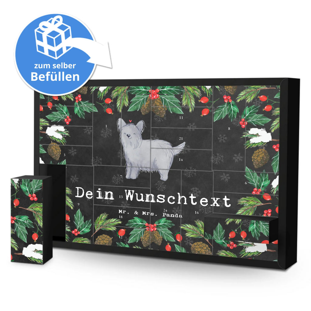 Personalisierter Befüllbarer Adventskalender Skye Terrier Moment Befüllbarer Adventskalender, Adventskalender zum selbst befüllen, Hund, Hunderasse, Rassehund, Hundebesitzer, Geschenk, Tierfreund, Schenken, Welpe, Skye Terrier, Terrier