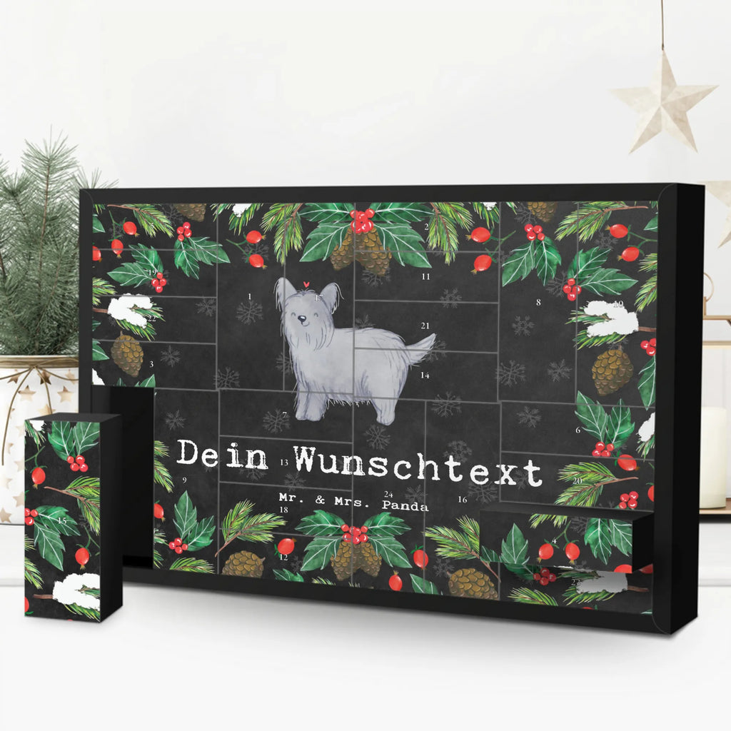 Personalisierter Befüllbarer Adventskalender Skye Terrier Moment Befüllbarer Adventskalender, Adventskalender zum selbst befüllen, Hund, Hunderasse, Rassehund, Hundebesitzer, Geschenk, Tierfreund, Schenken, Welpe, Skye Terrier, Terrier