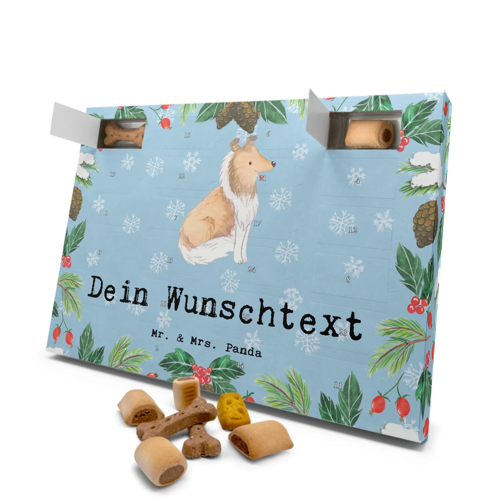 Personalisierter Hunde Adventskalender Langhaar Collie Moment Hunde Adventskalender, Hund, Hunderasse, Rassehund, Hundebesitzer, Geschenk, Tierfreund, Schenken, Welpe, Langhaar Collie, britischer Hütehund