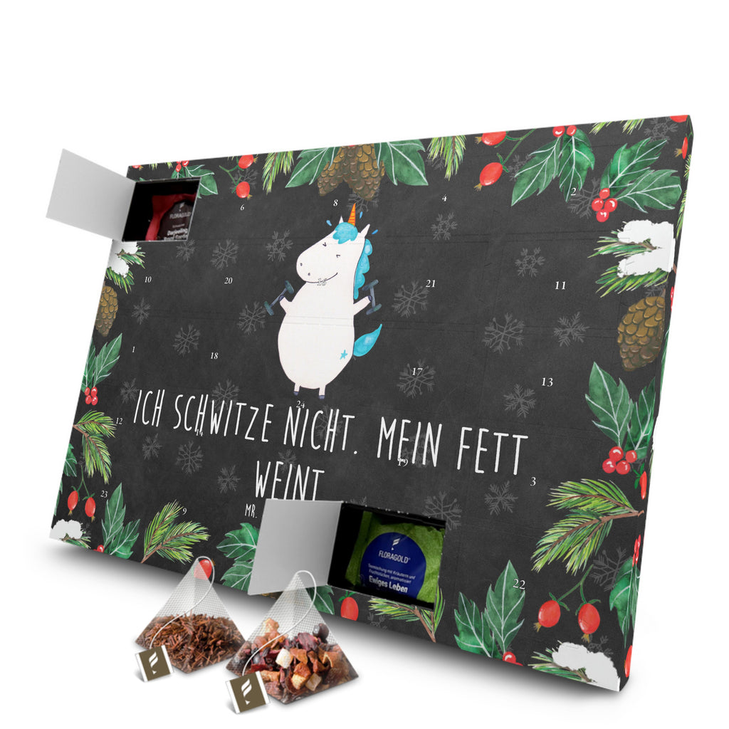 Tee Adventskalender Einhorn Fitness Adventskalender, Kerzen Adventskalender, Duftkerzen Adventskalender, Einhorn, Einhörner, Einhorn Deko, Pegasus, Unicorn, Gym, Fitness, Fitnessstudio, Diät, Abnehmen, Sport, Pumpen, Geräte, Sixpack