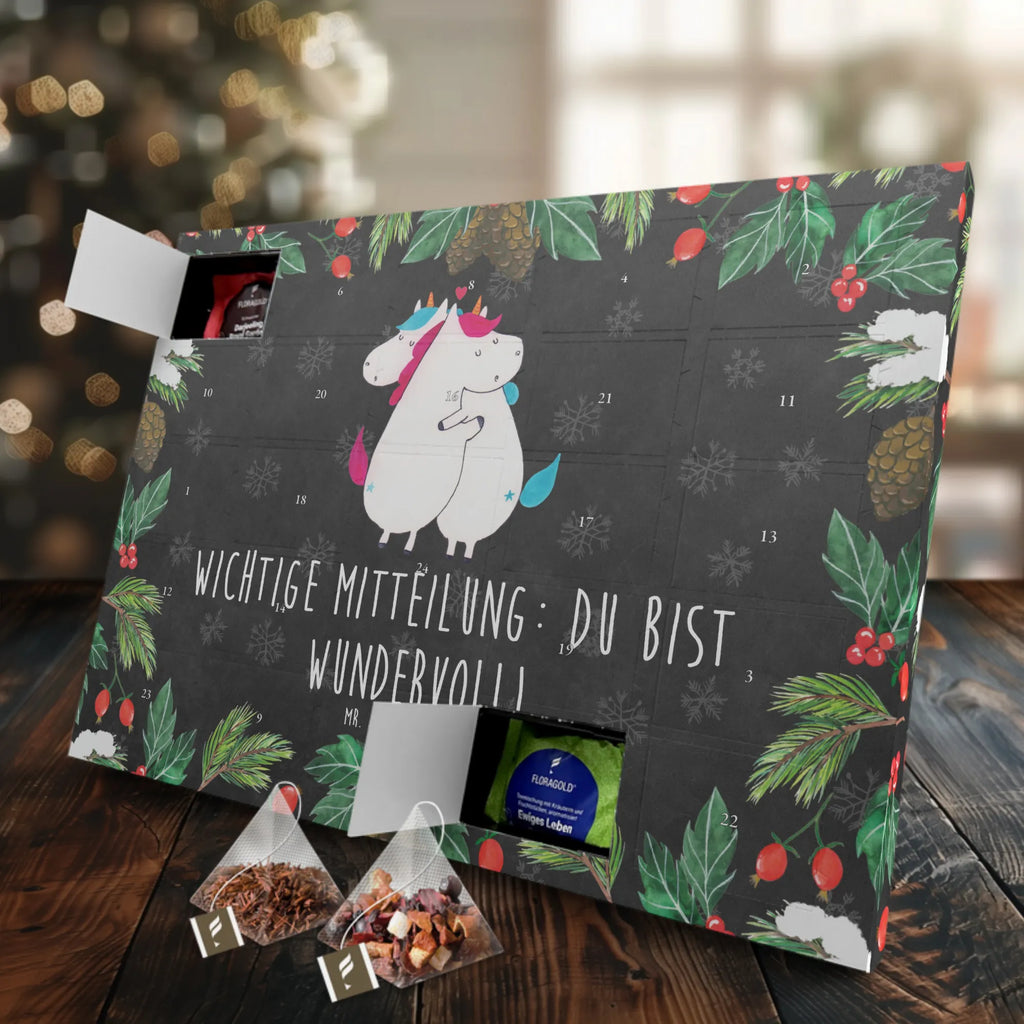 Tee Adventskalender Einhorn Mitteilung Adventskalender, Kerzen Adventskalender, Duftkerzen Adventskalender, Einhorn, Einhörner, Einhorn Deko, Unicorn, Valentinstag, Valentine, Liebe, Geschenk, Partner, Ehe, lustig, witzig, Spruch