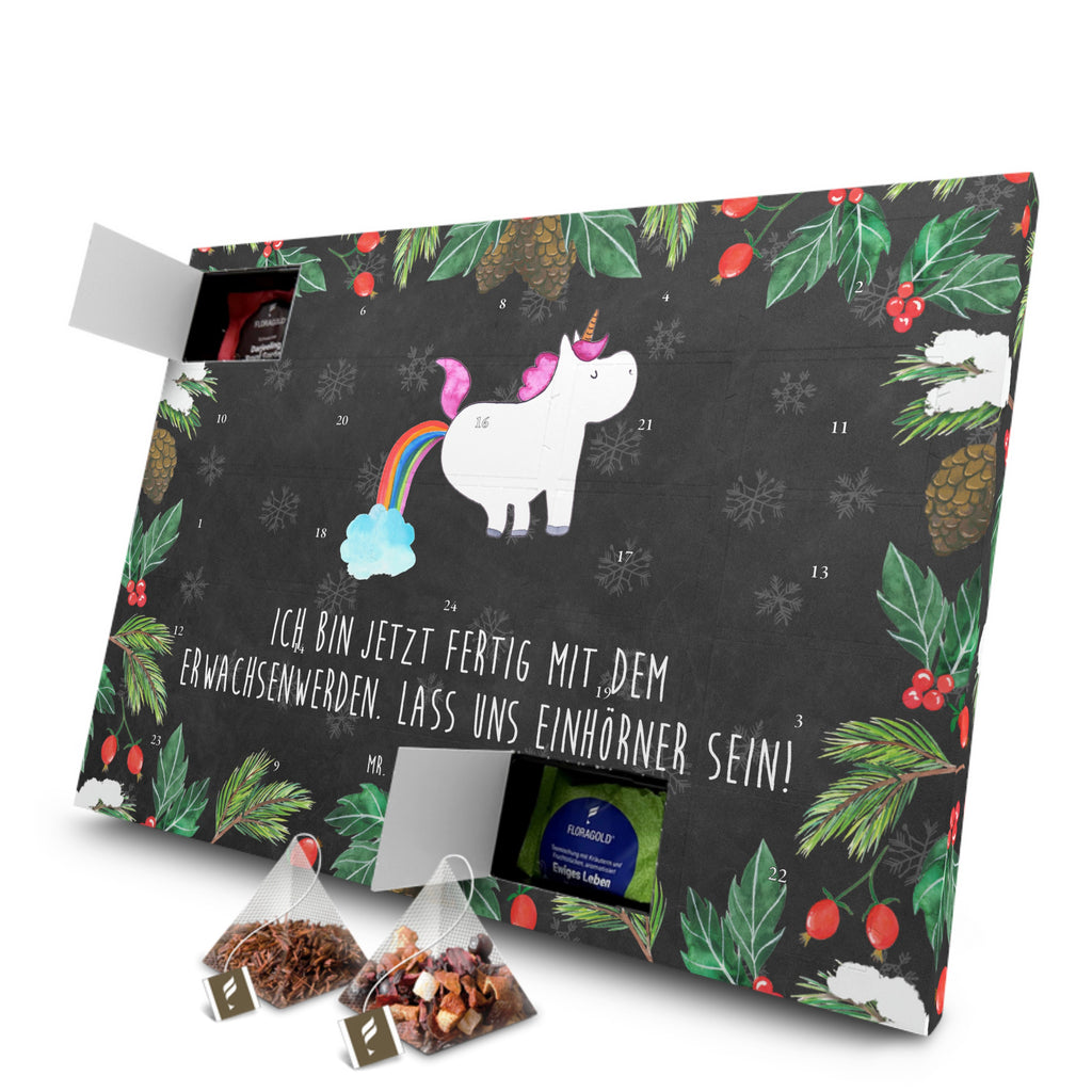 Tee Adventskalender Einhorn Pupsen Adventskalender, Kerzen Adventskalender, Duftkerzen Adventskalender, Einhorn, Einhörner, Einhorn Deko, Pegasus, Unicorn, Pups, Regenbogen, Glitzer, Einhornpower, Erwachsenwerden, Spaß, lustig, Freundin