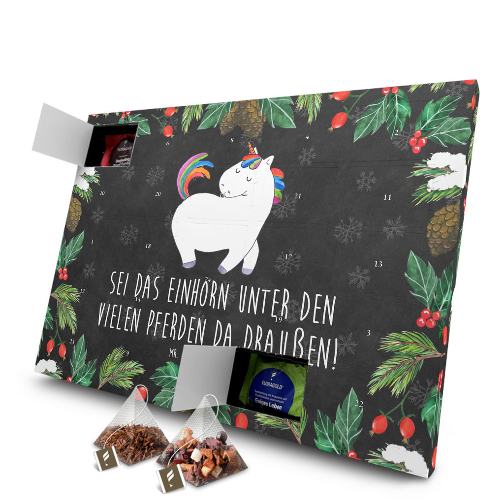 Tee Adventskalender Einhorn Stolzieren Adventskalender, Kerzen Adventskalender, Duftkerzen Adventskalender, Einhorn, Einhörner, Einhorn Deko, Pegasus, Unicorn, stolz, anders, bunt, Pferd, Reiter, Reiten, Freundin, Geschenk