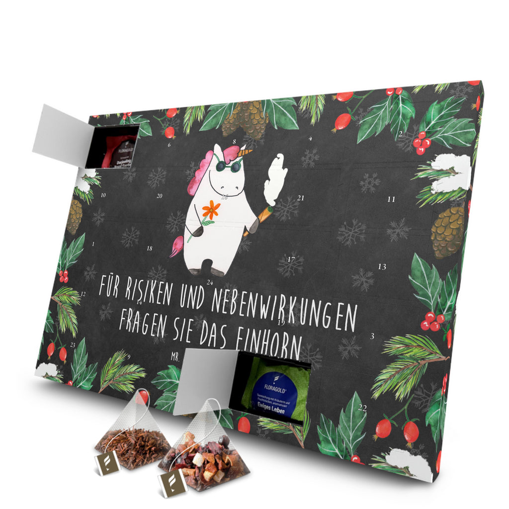 Tee Adventskalender Einhorn Woodstock Adventskalender, Kerzen Adventskalender, Duftkerzen Adventskalender, Einhorn, Einhörner, Einhorn Deko, Pegasus, Unicorn, Kiffen, Joint, Zigarette, Alkohol, Party, Spaß. lustig, witzig, Woodstock