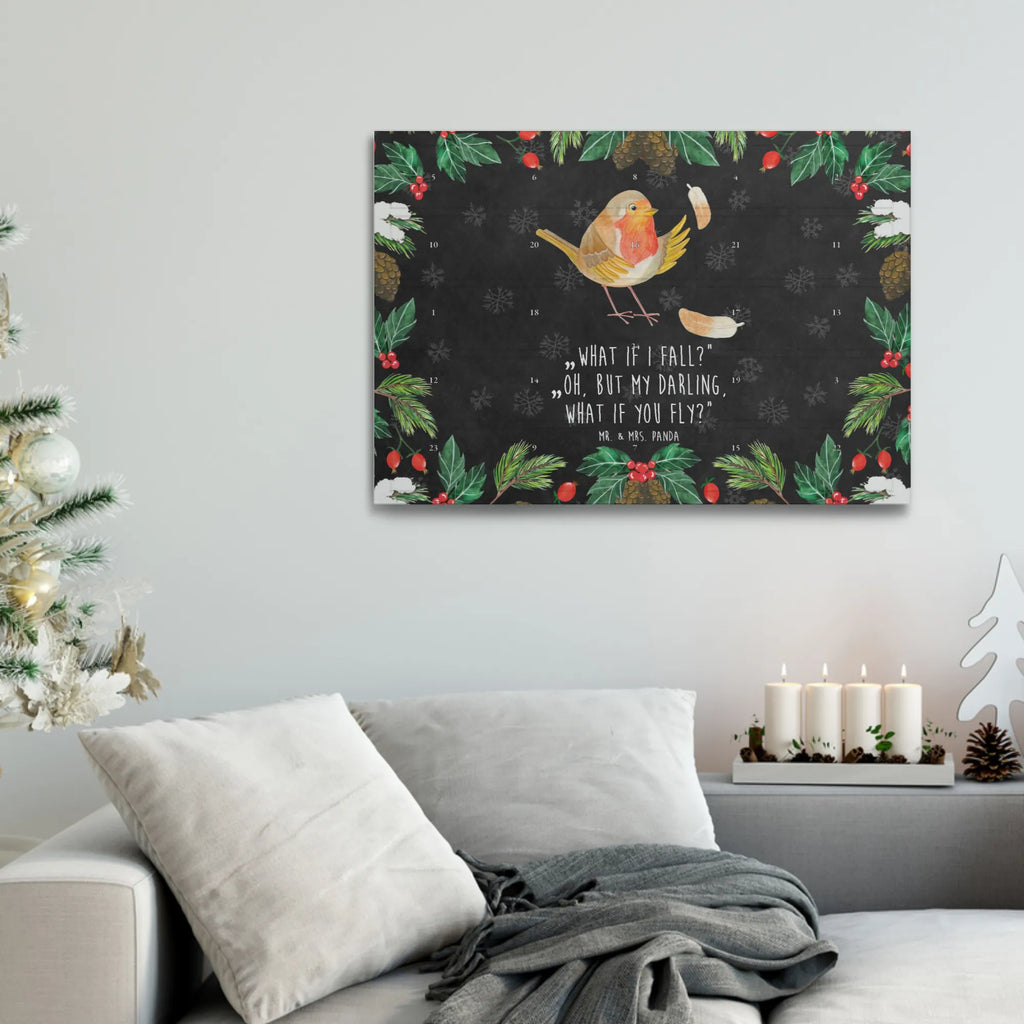 Tee Adventskalender Rotkehlchen Federn Adventskalender, Kerzen Adventskalender, Duftkerzen Adventskalender, Tiermotive, Gute Laune, lustige Sprüche, Tiere, What if i fall, Rotkehlchen, Spruch Motivation, Spruch Mut, Vogel, Motivation Sprüche, Motivationsbilder, fliegen