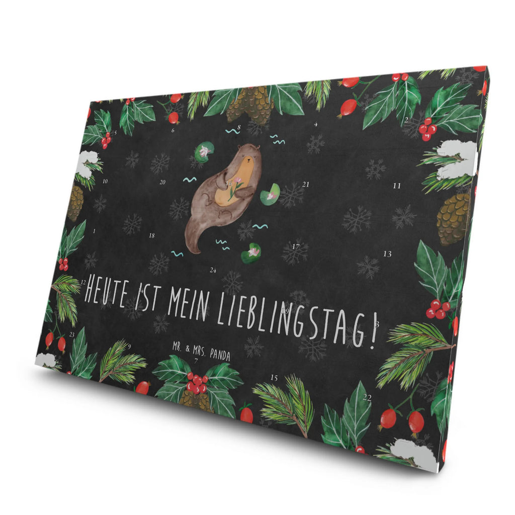 Tee Adventskalender Otter Seerose Adventskalender, Kerzen Adventskalender, Duftkerzen Adventskalender, Otter, Fischotter, Seeotter, Otter Seeotter See Otter