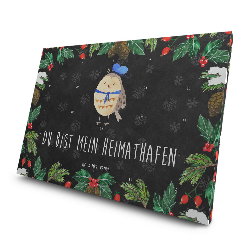 Tee Adventskalender Eule Matrose Adventskalender, Kerzen Adventskalender, Duftkerzen Adventskalender, Eule, Eule Spruch, Eule Deko, Owl, Wortspiel lustig, Matrose, Freundin, Ehe, Seefahrer, Heimathafen, Hochzeitstag Geschenk