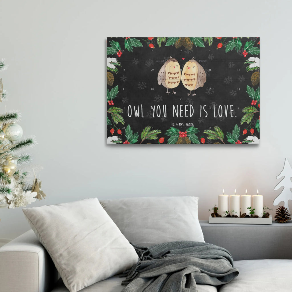 Tee Adventskalender Eulen Liebe Adventskalender, Kerzen Adventskalender, Duftkerzen Adventskalender, Eule, Eule Deko, Liebe, Hochzeit Spruch, Owl, All you need is love, Liebe Spruch, Freundin Geschenk, Freund, Wortspiel lustig