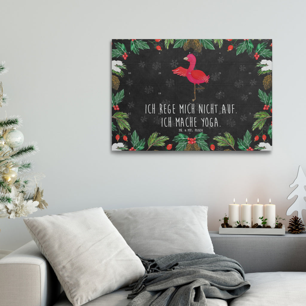 Tee Adventskalender Flamingo Yoga Adventskalender, Kerzen Adventskalender, Duftkerzen Adventskalender, Flamingo, Vogel, Yoga, Namaste, Achtsamkeit, Yoga-Übung, Entspannung, Ärger, Aufregen, Tiefenentspannung