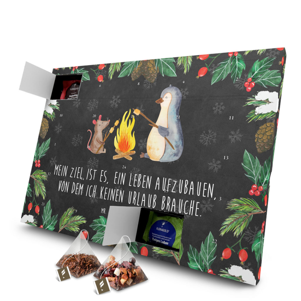 Tee Adventskalender Pinguin Lagerfeuer Adventskalender, Kerzen Adventskalender, Duftkerzen Adventskalender, Pinguin, Maus, Pinguine, Lagerfeuer, Leben, Arbeit, Job, Motivation, Büro, Büroalltag, Lebensspruch, Lebensmotivation, Neustart, Liebe, grillen, Feuer, Marshmallows