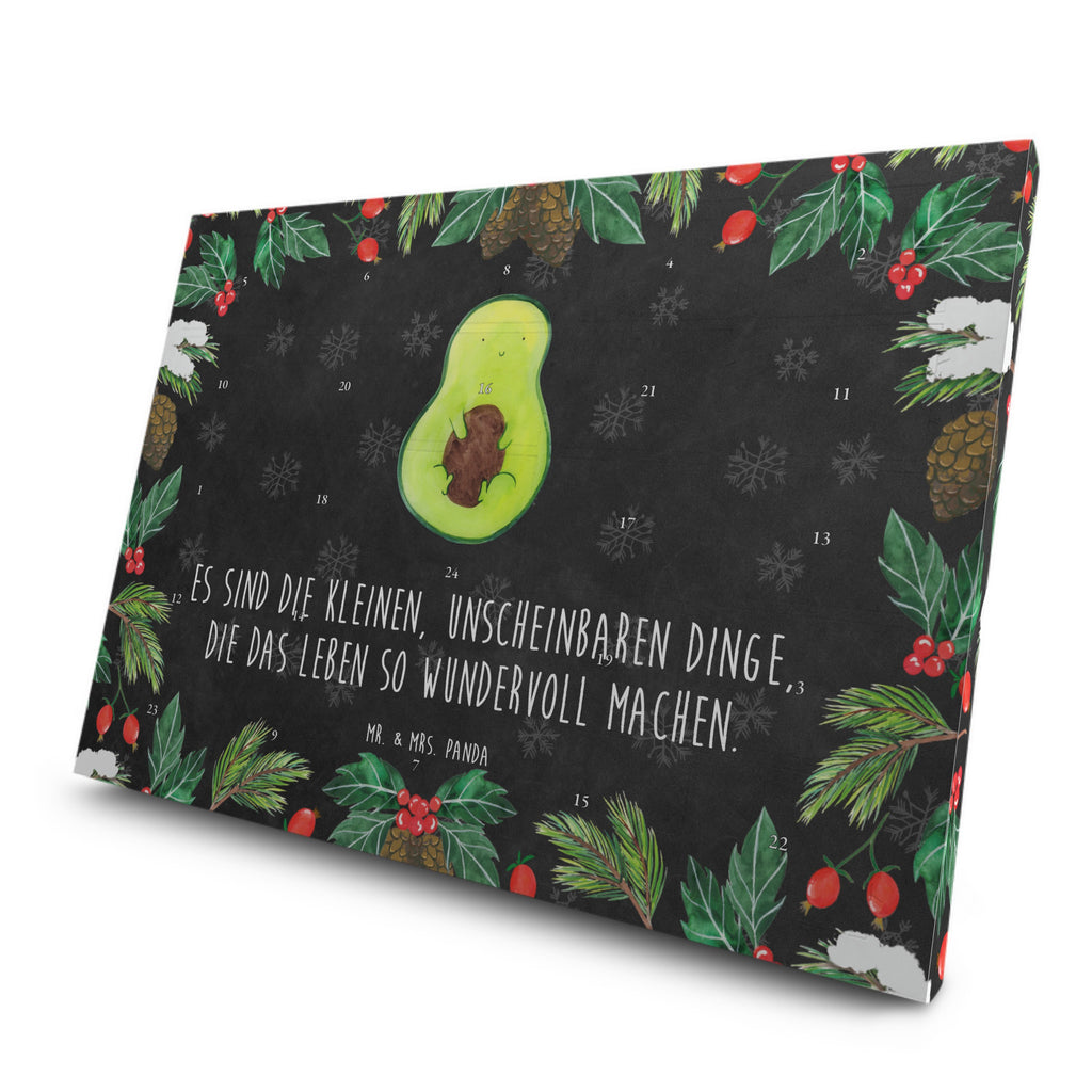 Tee Adventskalender Avocado Kern Adventskalender, Kerzen Adventskalender, Duftkerzen Adventskalender, Avocado, Veggie, Vegan, Gesund, Avokado, Avocadokern, Kern, Pflanze, Spruch Leben