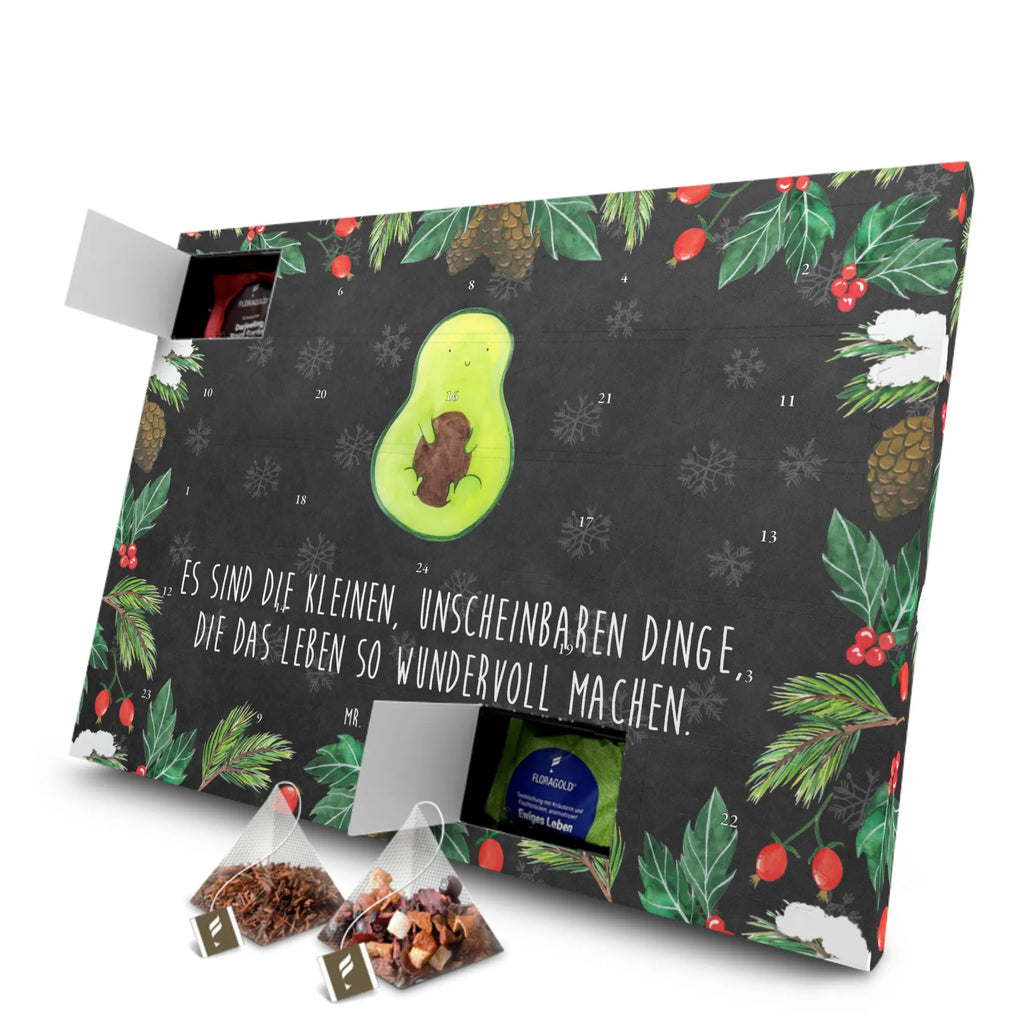 Tee Adventskalender Avocado Kern Adventskalender, Kerzen Adventskalender, Duftkerzen Adventskalender, Avocado, Veggie, Vegan, Gesund, Avokado, Avocadokern, Kern, Pflanze, Spruch Leben