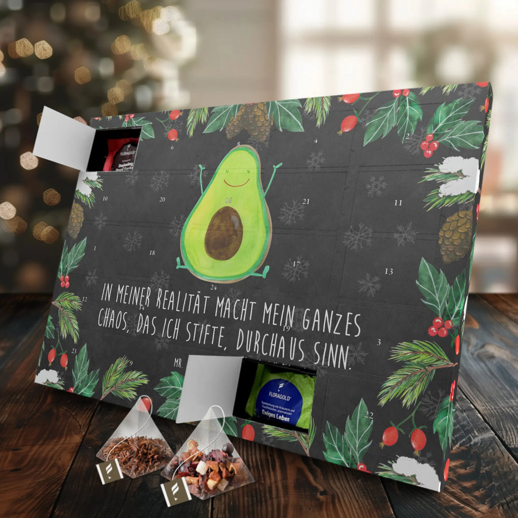 Tee Adventskalender Avocado Glücklich Adventskalender, Kerzen Adventskalender, Duftkerzen Adventskalender, Avocado, Veggie, Vegan, Gesund, Chaos