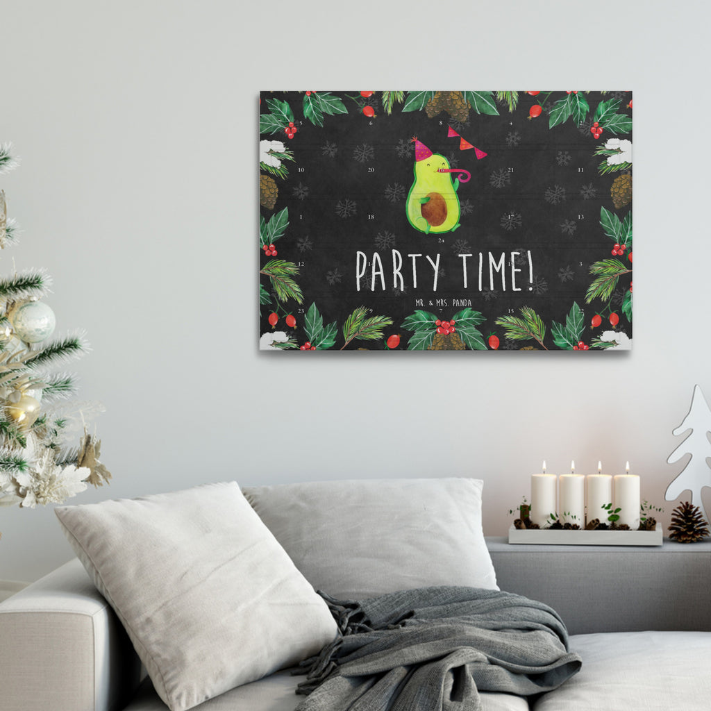 Tee Adventskalender Avocado Party Zeit Adventskalender, Kerzen Adventskalender, Duftkerzen Adventskalender, Avocado, Veggie, Vegan, Gesund