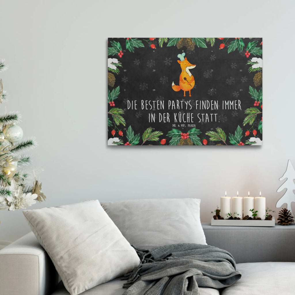 Tee Adventskalender Fuchs Koch Adventskalender, Kerzen Adventskalender, Duftkerzen Adventskalender, Fuchs, Füchse, Koch Geschenk, Küche Spruch, Küche Deko, Köche, Bäcker, Party Spruch, Spruch lustig, witzig