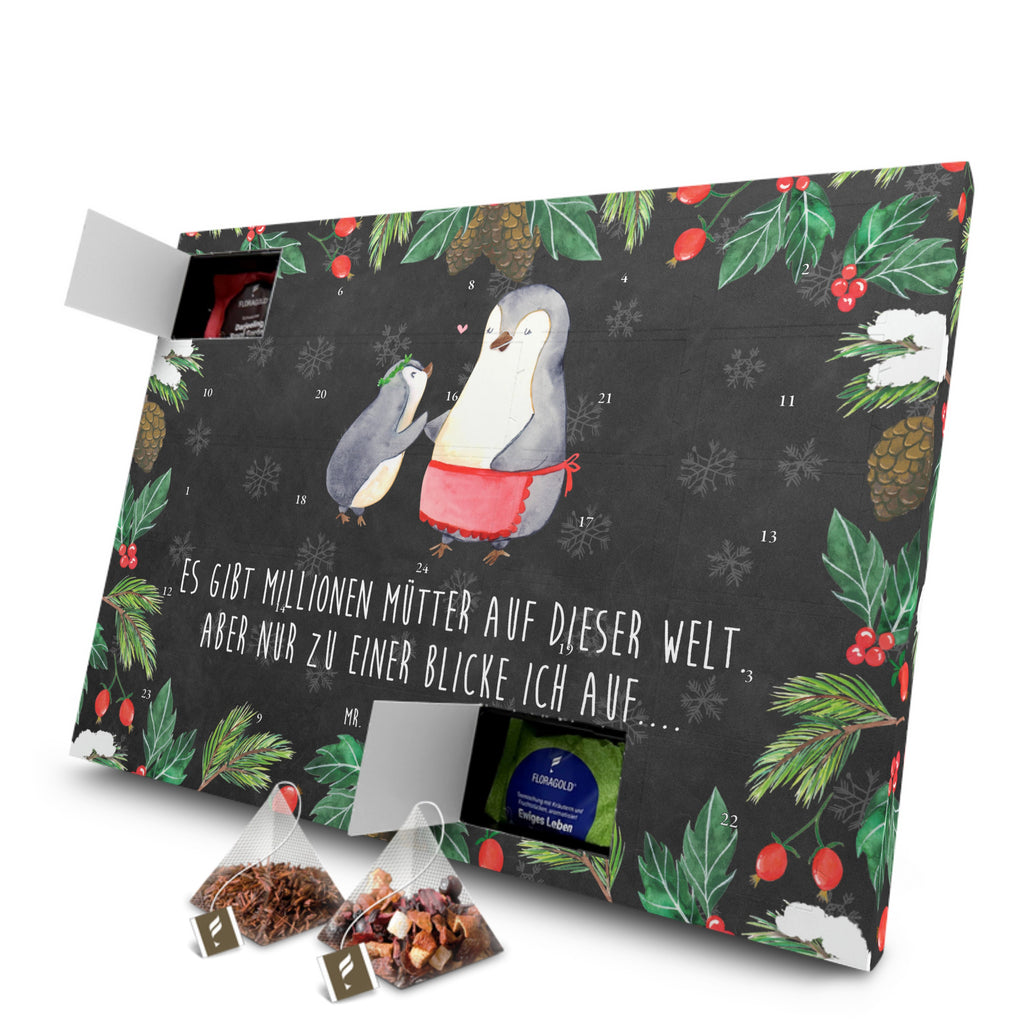 Tee Adventskalender Pinguin mit Kind Adventskalender, Kerzen Adventskalender, Duftkerzen Adventskalender, Familie, Vatertag, Muttertag, Bruder, Schwester, Mama, Papa, Oma, Opa, Geschenk, Mami, Mutti, Mutter, Geburststag