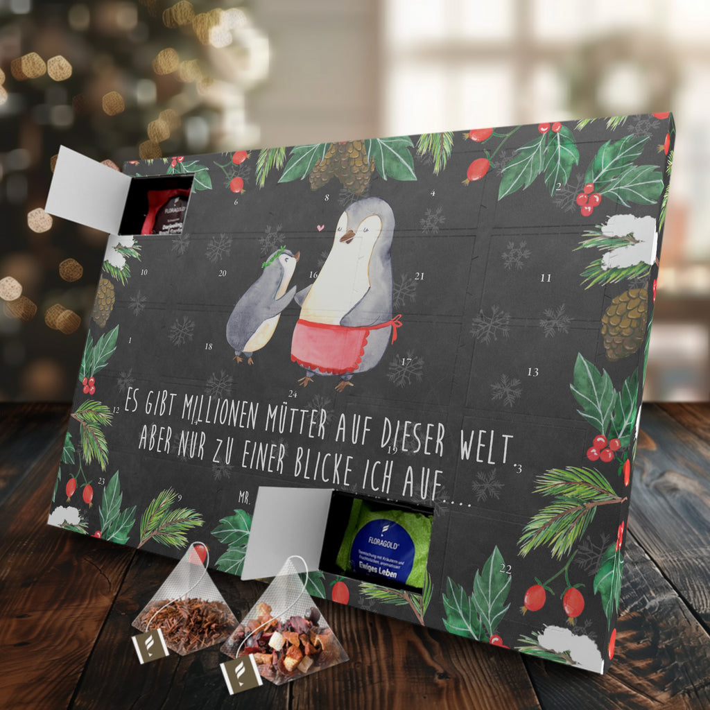 Tee Adventskalender Pinguin mit Kind Adventskalender, Kerzen Adventskalender, Duftkerzen Adventskalender, Familie, Vatertag, Muttertag, Bruder, Schwester, Mama, Papa, Oma, Opa, Geschenk, Mami, Mutti, Mutter, Geburststag