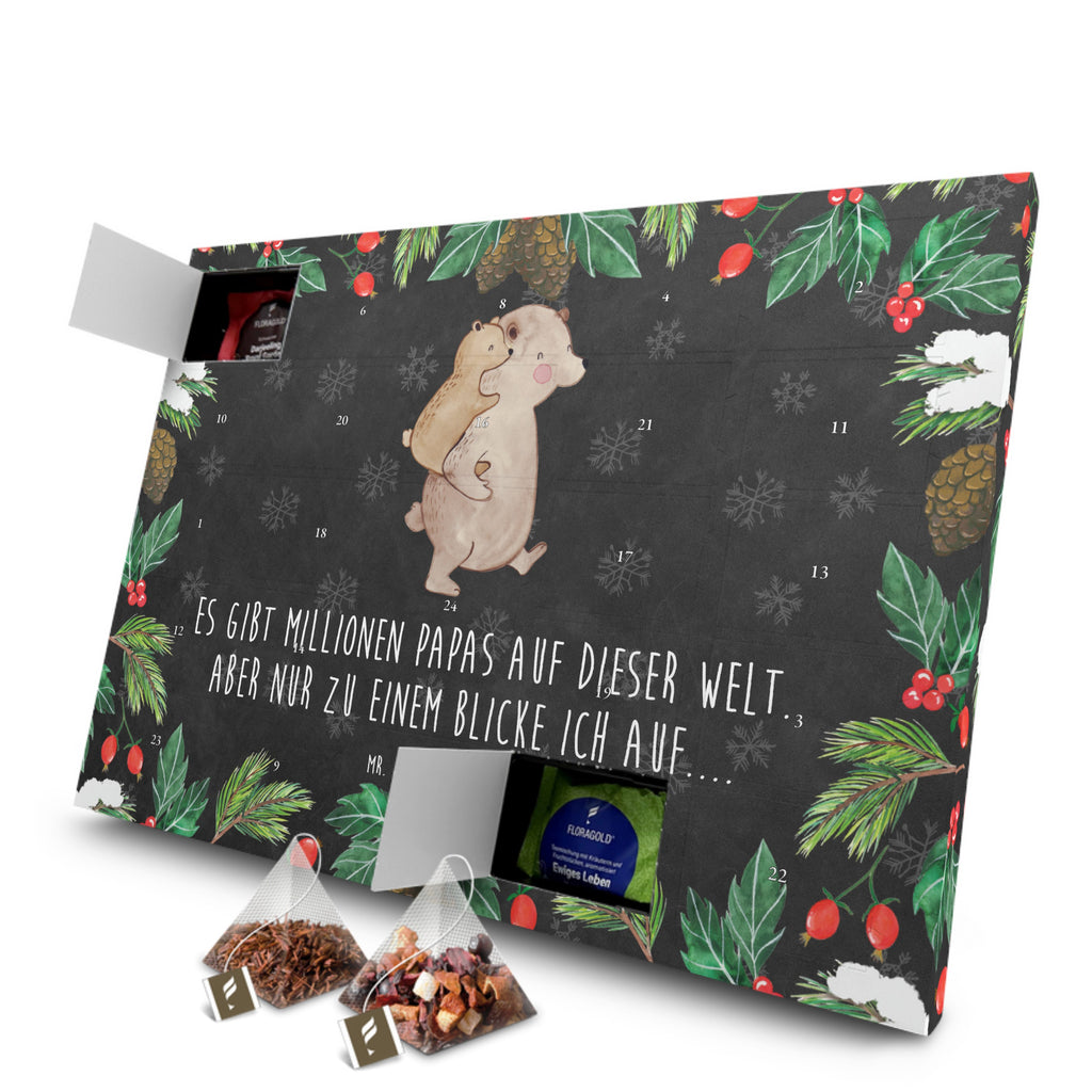 Tee Adventskalender Papa Bär Adventskalender, Kerzen Adventskalender, Duftkerzen Adventskalender, Familie, Vatertag, Muttertag, Bruder, Schwester, Mama, Papa, Oma, Opa, Geschenk, Vater, Papi, Vati, Onkel, Geburtstag