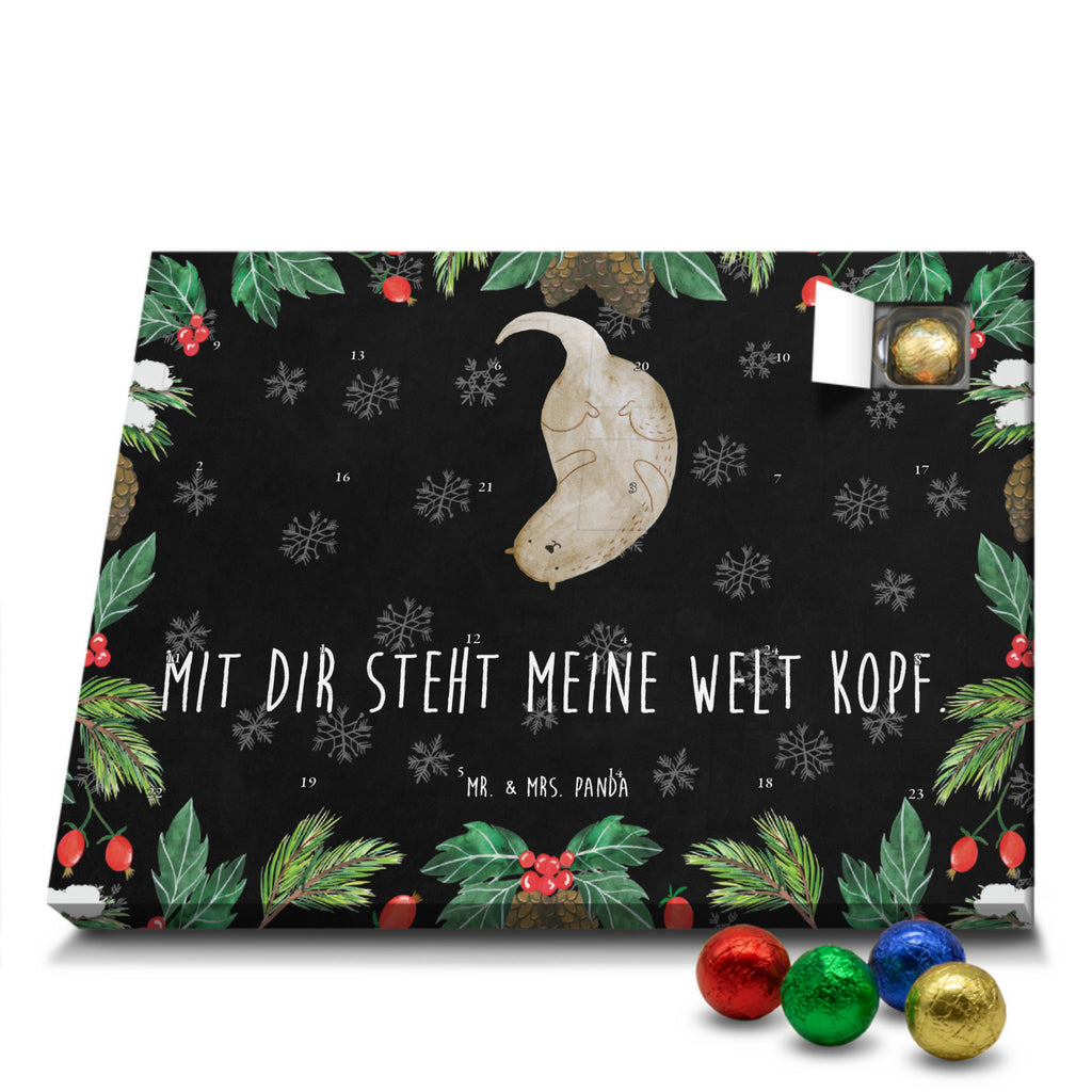 Schoko Adventskalender Otter Kopfüber Adventskalender, Schokoladen Adventskalender, Schoko Adventskalender, Otter, Fischotter, Seeotter, Otter Seeotter See Otter