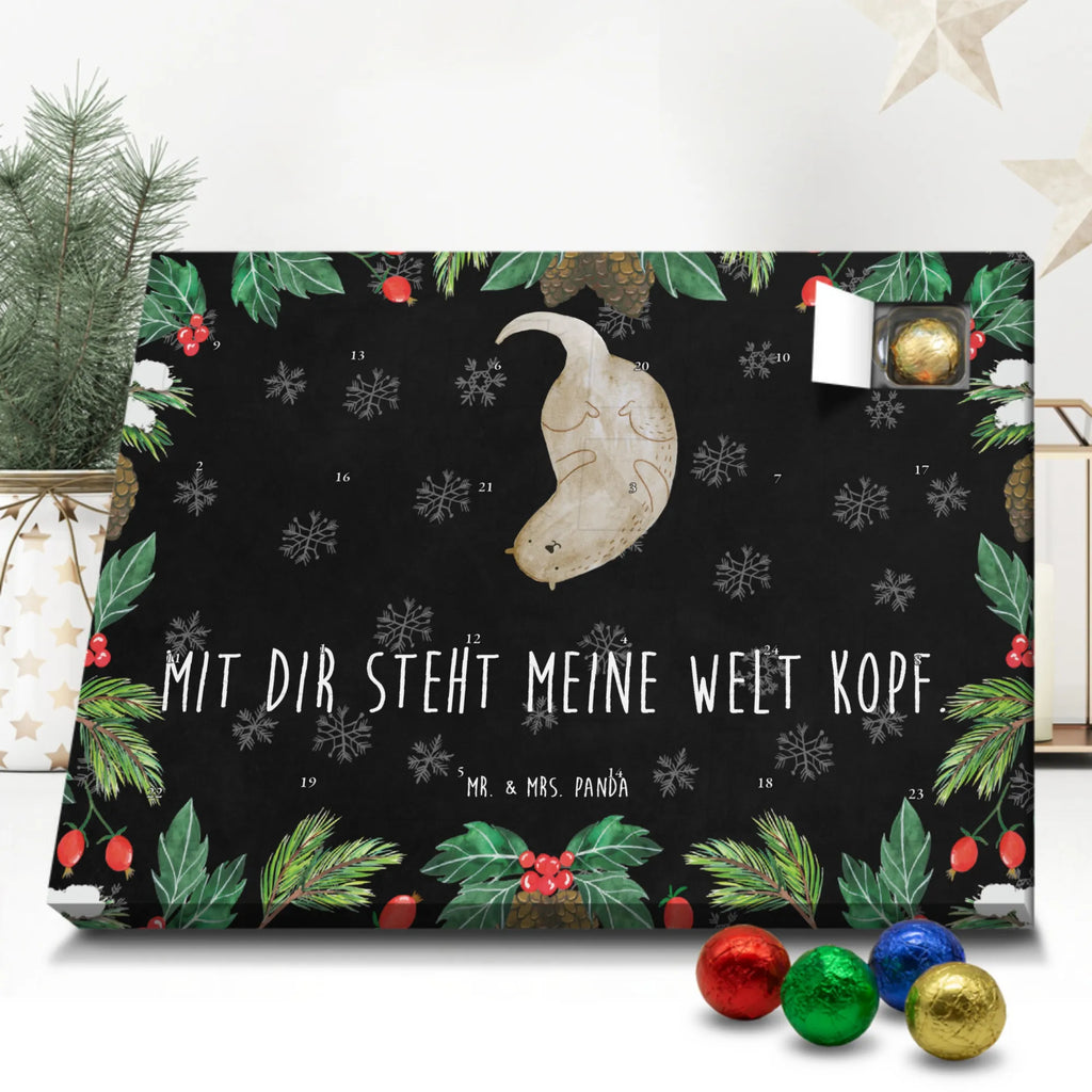 Schoko Adventskalender Otter Kopfüber Adventskalender, Schokoladen Adventskalender, Schoko Adventskalender, Otter, Fischotter, Seeotter, Otter Seeotter See Otter