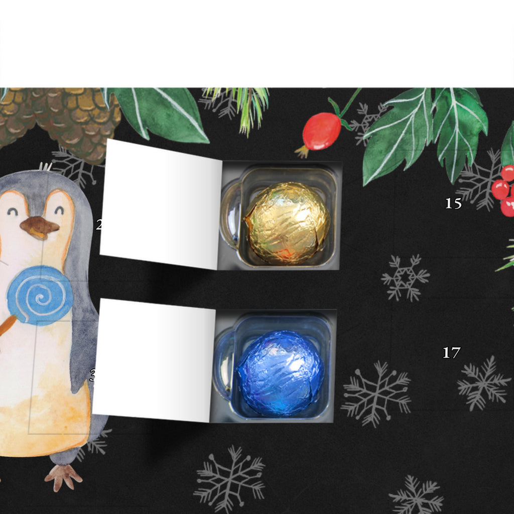 Schoko Adventskalender Pinguin Lolli Adventskalender, Schokoladen Adventskalender, Schoko Adventskalender, Pinguin, Pinguine, Lolli, Süßigkeiten, Blödsinn, Spruch, Rebell, Gauner, Ganove, Rabauke