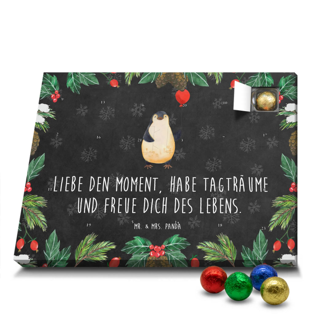 Schoko Adventskalender Pinguin Luftballon Adventskalender, Schokoladen Adventskalender, Schoko Adventskalender, Pinguin, Pinguine, Luftballon, Tagträume, Lebenslust, Geschenk Freundin, Geschenkidee, beste Freundin, Motivation, Neustart, neues Leben, Liebe, Glück