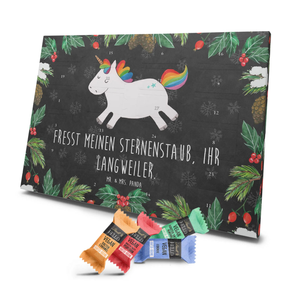 Veganer Adventskalender Einhorn Happy Schokoladen Adventskalender, Einhorn, Einhörner, Einhorn Deko, Pegasus, Unicorn, glücklich, fröhlich, Spaß, Freude, Lebensfreude, witzig, spannend, Lächeln, Lachen