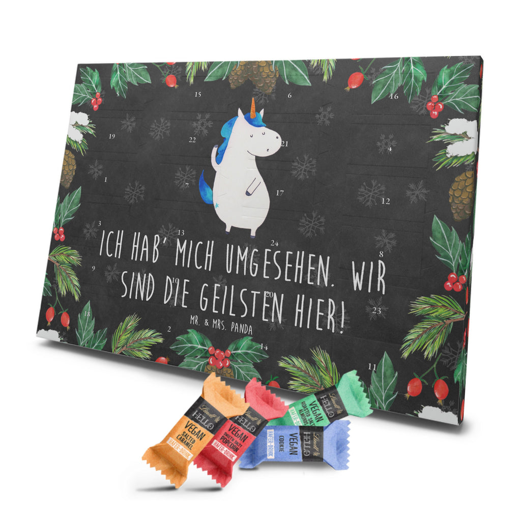 Veganer Adventskalender Einhorn Mann Schokoladen Adventskalender, Einhorn, Einhörner, Einhorn Deko, Pegasus, Unicorn, cool, Mann, Freundin, Familie, bester Freund, BFF, Party, hübsch, beste