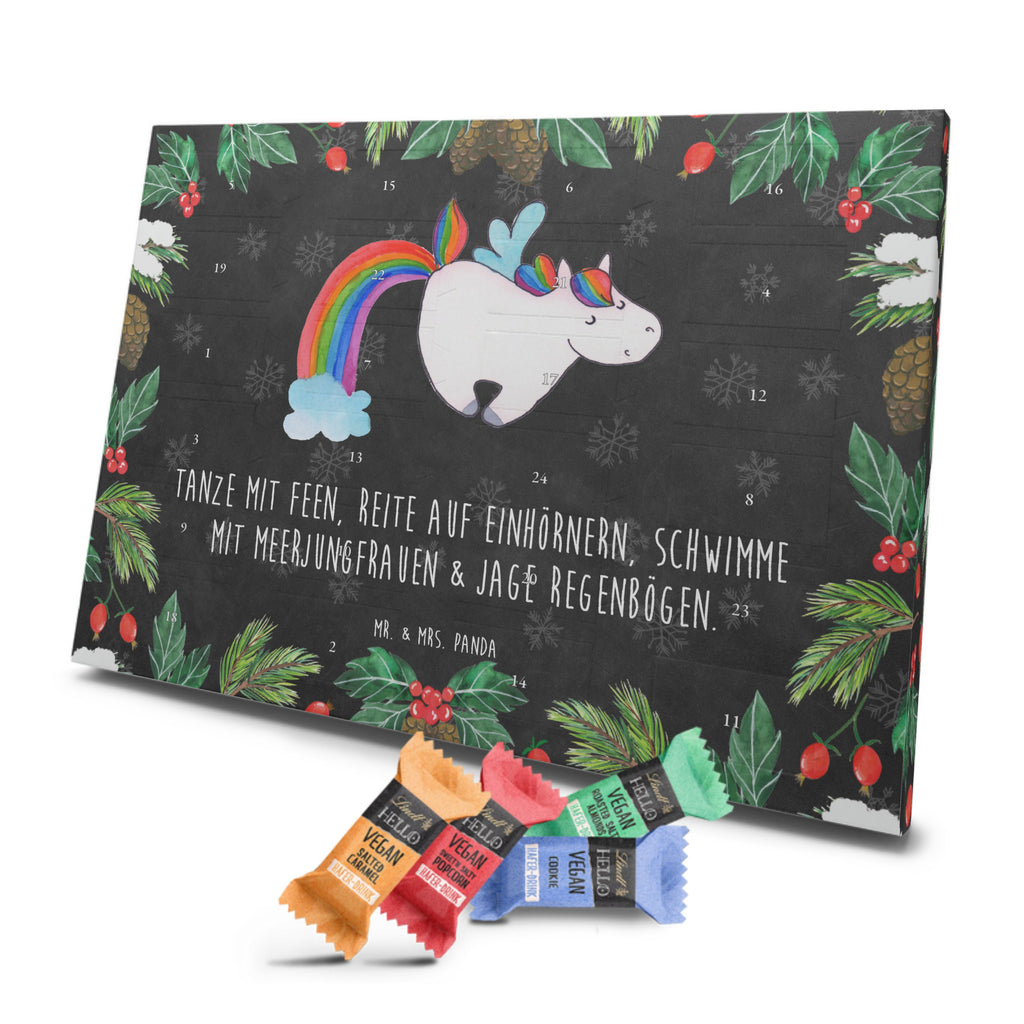 Veganer Adventskalender Einhorn Pegasus Schokoladen Adventskalender, Einhorn, Einhörner, Einhorn Deko, Pegasus, Unicorn, Regenbogen, Spielen, Realität, Glitzer, Erwachsenwerden