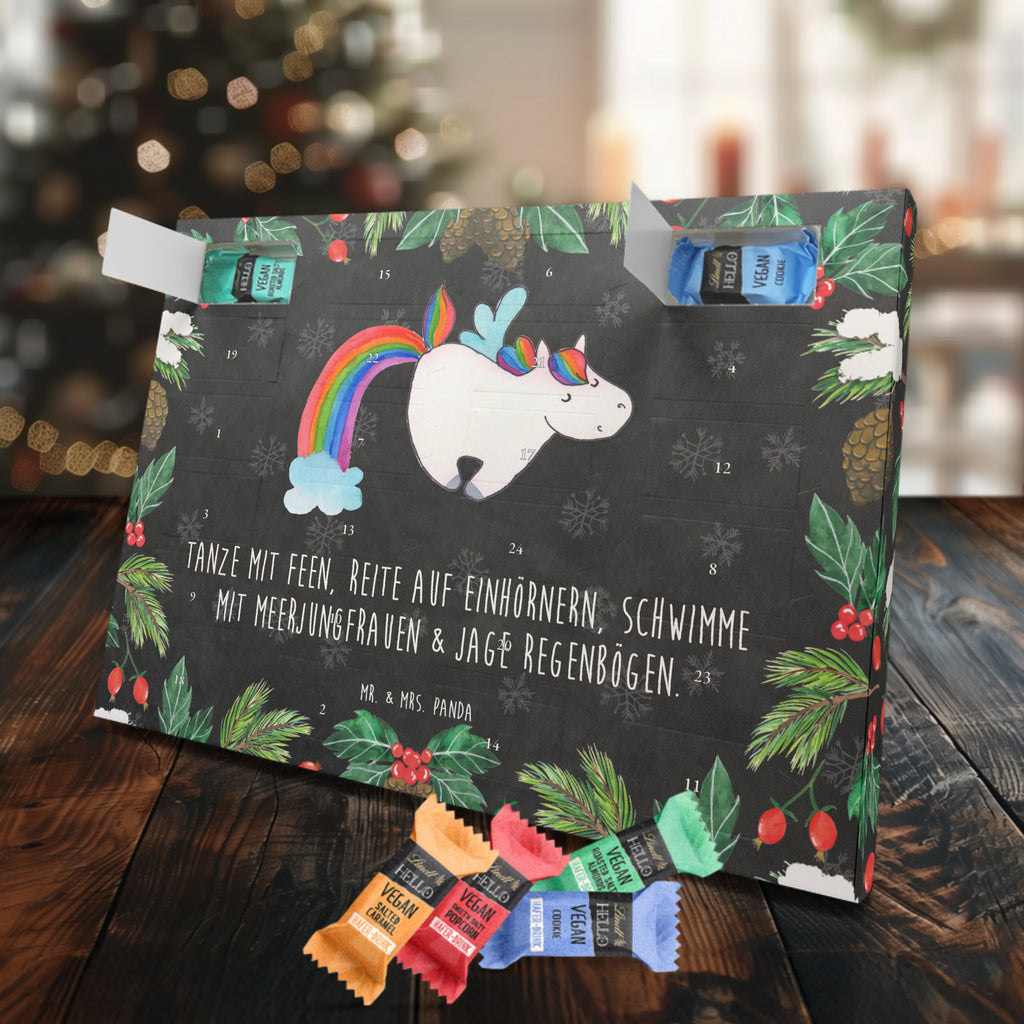 Veganer Adventskalender Einhorn Pegasus Schokoladen Adventskalender, Einhorn, Einhörner, Einhorn Deko, Pegasus, Unicorn, Regenbogen, Spielen, Realität, Glitzer, Erwachsenwerden