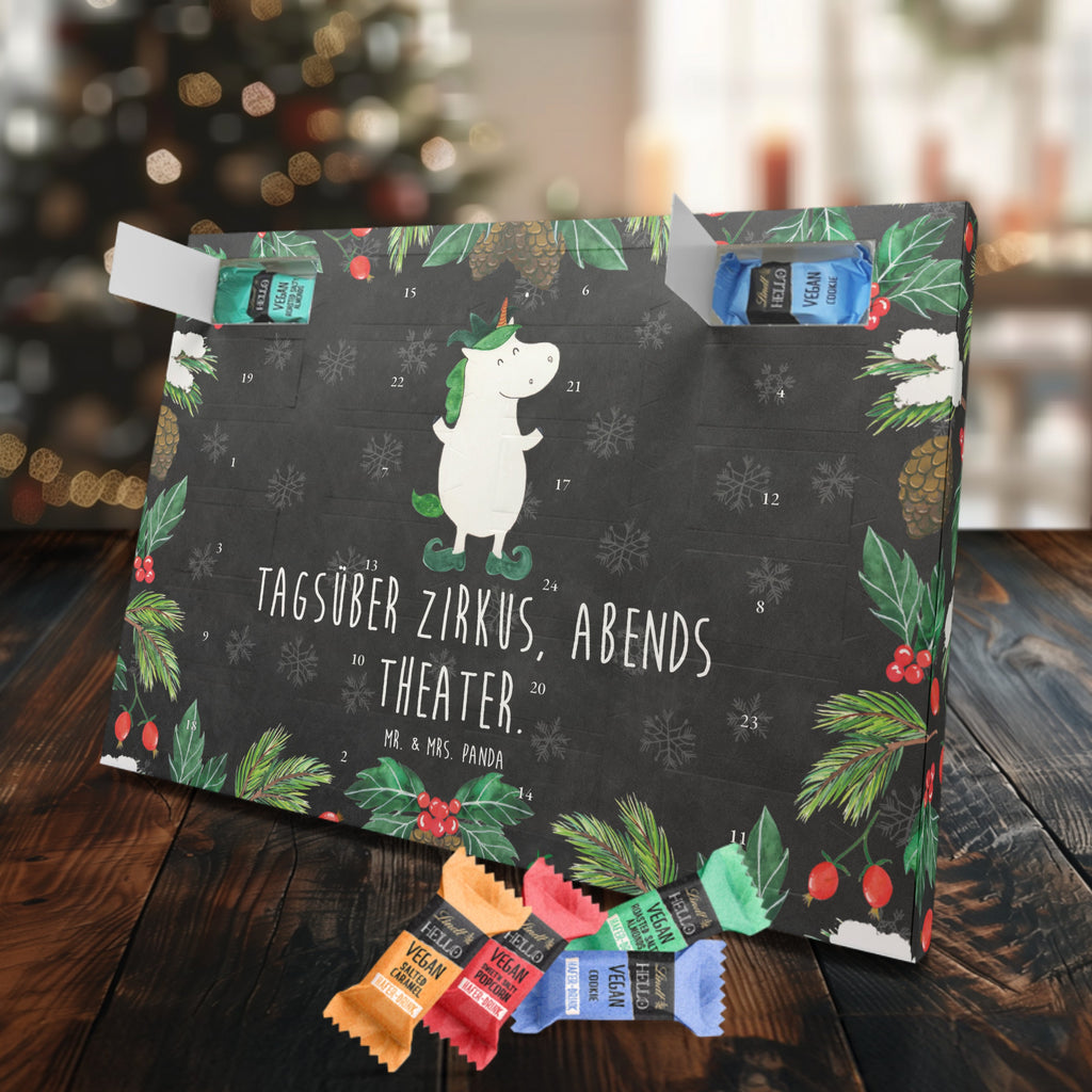 Veganer Adventskalender Einhorn Joker Schokoladen Adventskalender, Einhorn, Einhörner, Einhorn Deko, Pegasus, Unicorn, Hofnarr, Kasper, Gaukler, Mittelalter