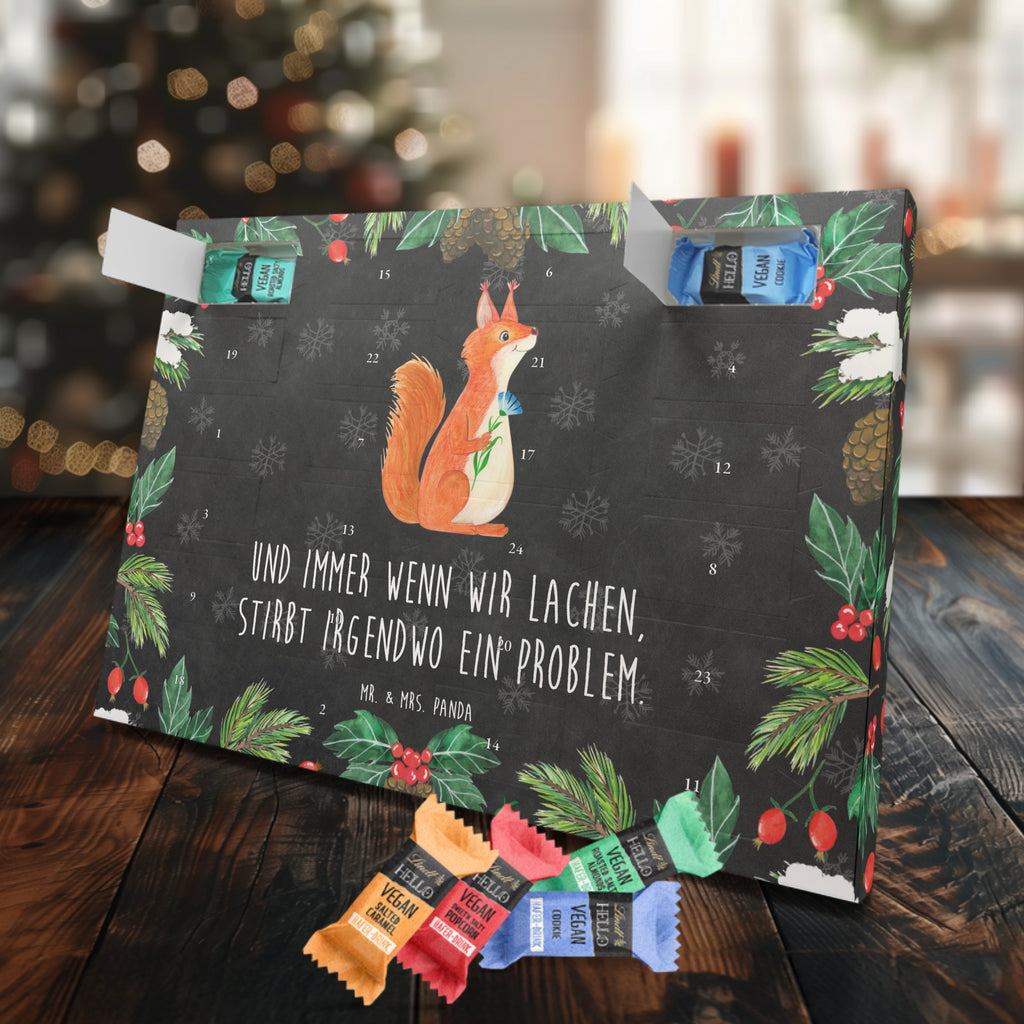 Veganer Adventskalender Eichhörnchen Blume Schokoladen Adventskalender, Tiermotive, Gute Laune, lustige Sprüche, Tiere, Eichhörnchen, Eichhorn, Spruch positiv, Lachen, Spaß, Motivation Sprüche, Motivation Bilder, glücklich Spruch, Spruch Deko