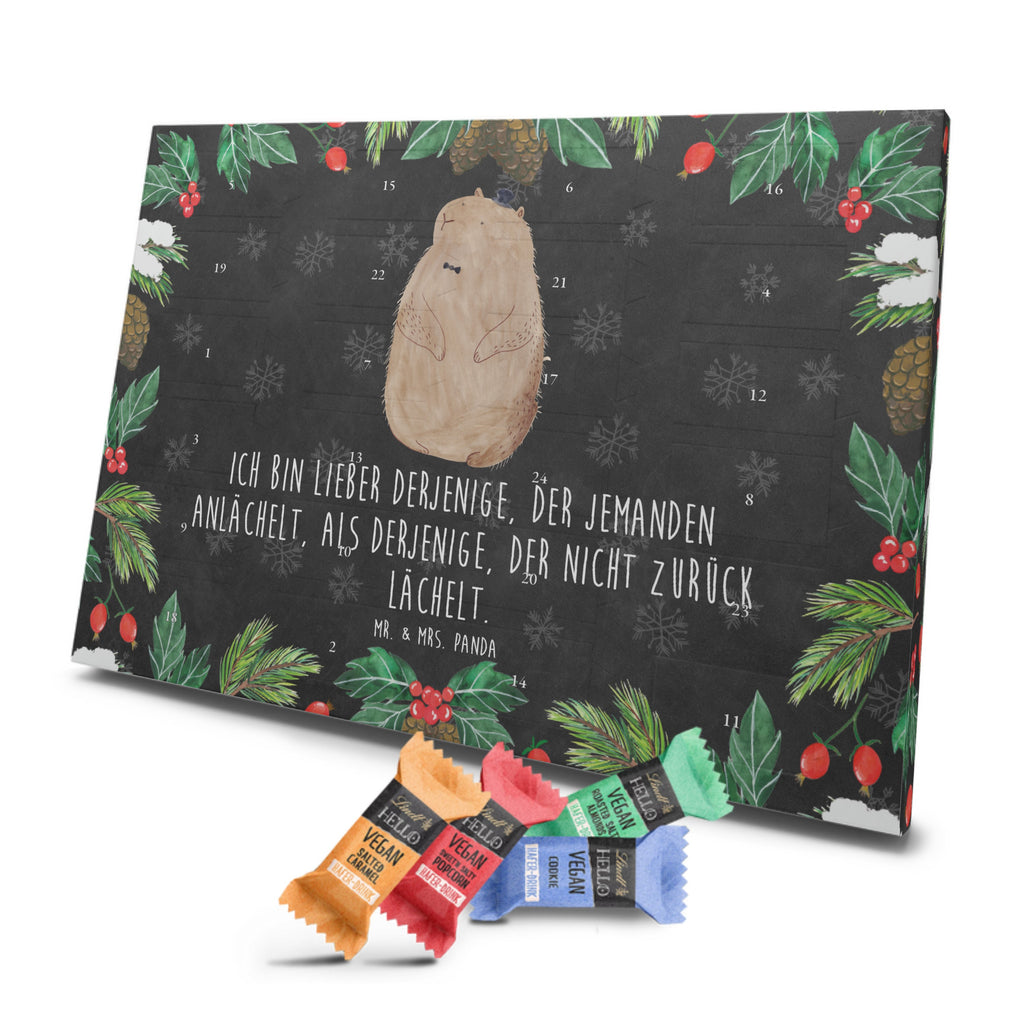 Veganer Adventskalender Murmeltier Schokoladen Adventskalender, Tiermotive, Gute Laune, lustige Sprüche, Tiere, Murmeltier, Knigge, Fröhlichkeit, Freundlichkeit, Respekt, Anstand