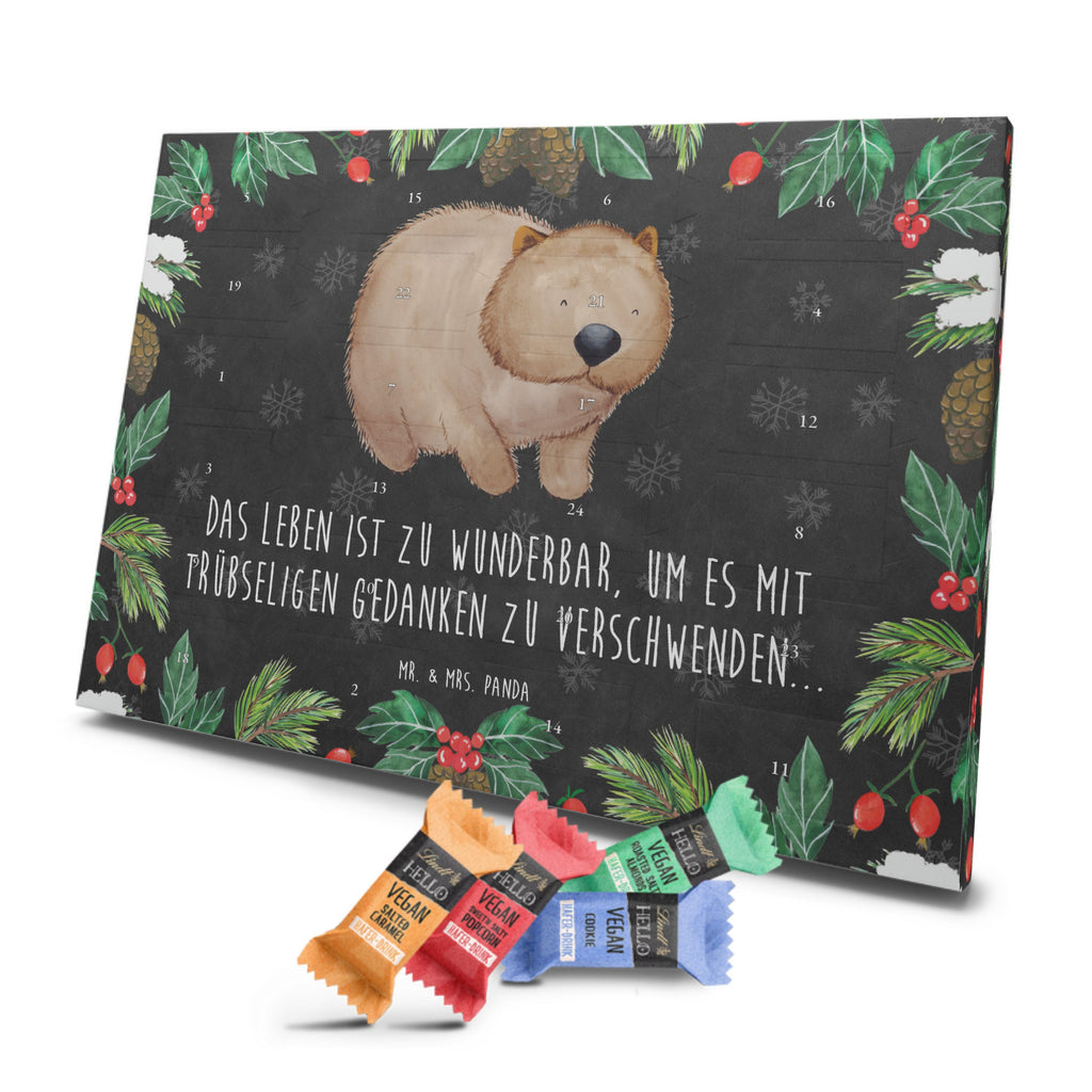 Veganer Adventskalender Wombat Schokoladen Adventskalender, Tiermotive, Gute Laune, lustige Sprüche, Tiere, Wombat, Das Leben ist schön, Motivation, Spruch, Australien