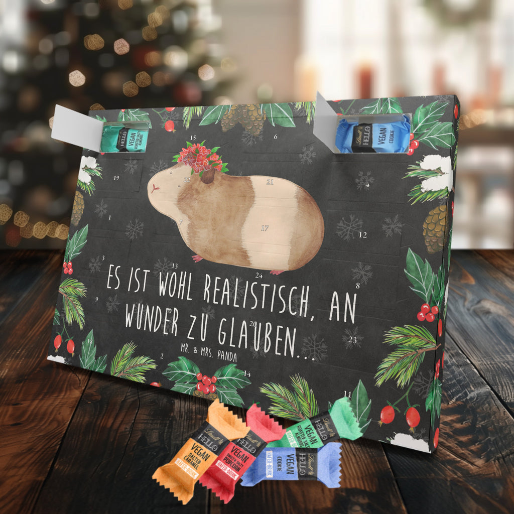 Veganer Adventskalender Meerschweinchen Weisheit Schokoladen Adventskalender, Tiermotive, Gute Laune, lustige Sprüche, Tiere, Meerschweinchen, Meerie, Meeries, Wunder, Blumenkind, Realität, Spruch, Weisheit, Motivation, Wunderland