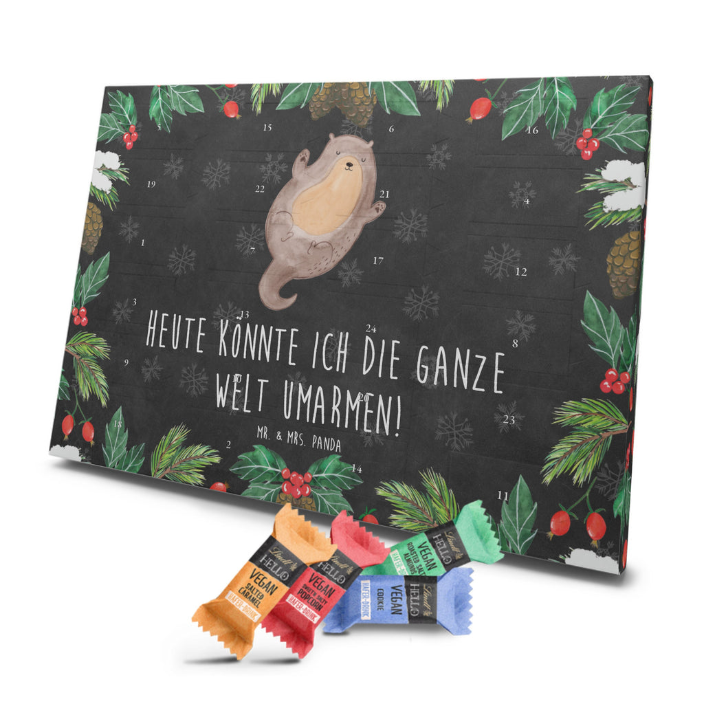 Veganer Adventskalender Otter Umarmen Schokoladen Adventskalender, Otter, Fischotter, Seeotter, Otter Seeotter See Otter